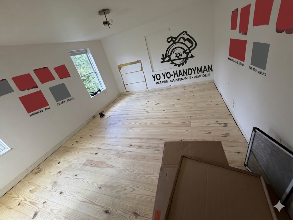 Local Hudson Valley contractor in front of a restored historic home
